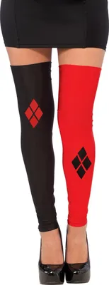 Produktbild von Harley Quinn - Stulpen - Herren/Damen Uni BN5309 (Einheitsgröße) (Rot/Schwarz)