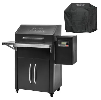 Produktbild von Traeger Silverton 620 Pelletgrill inkl. Abdeckhaube und App-Steuerung