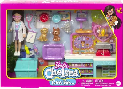 Zdjęcie produktu dla Barbie Chelsea HGT12, Lalka modowa, Damski, 3 lat(a), Dziewczyna, 163 mm, 250 g