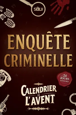 Productafbeelding van Calendrier de l'avent Enquêtes criminelles - Une Murder Party immersive résoudre seul ou