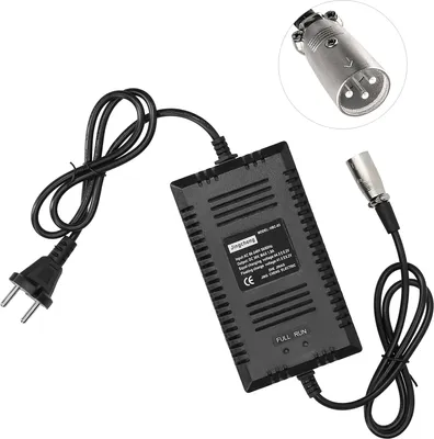 Produktbild von 36-V-Ladegerät für Elektroroller, Ladegerät für Elektrofahrräder, 3-poliger XLR-Anschluss