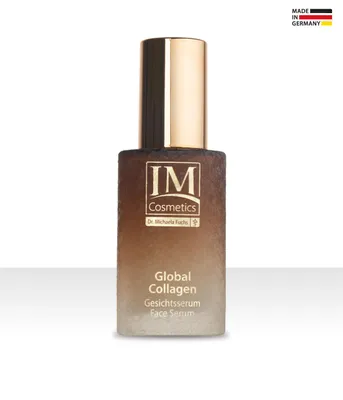 Produktbild von Genius IMC Global Collagen Gesichtsserum 40 ml - Veganes Kollagen Serum mit Peptiden & Hyaluronsäure, glättet & strafft die Haut - Dr. Michaela Fuchs