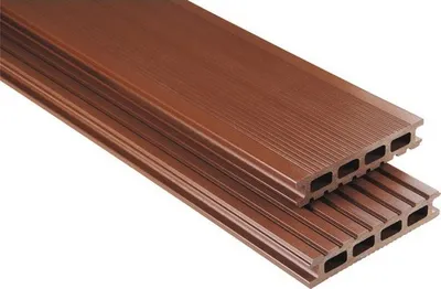 Produktbild von Konsta WPC Terrassendiele Primera Hohlkammerprofil braun glatt 6000 x 145 x 26 mm