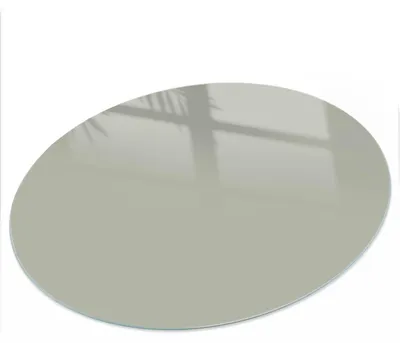 Produktbild von Bedruckte Glas Tischplatte fi100 cm – Glas Tischplatte Küche – Tischplatte aus Sicherheitsglas – Glasplatte für Küchentisch – Moderne Tischplatte Glas – Dekorative Glastischplatte – Pflegeleichte Tischplatte Küche – Neutralgrau, KI-generiertes Bild