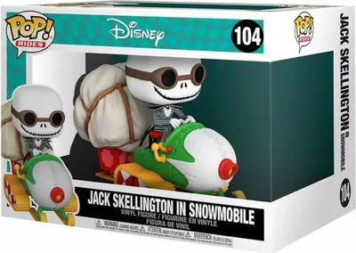 Immagine prodotto di Nightmare Before Christmas Jack Skellington in motoslitta figura Funko POP!