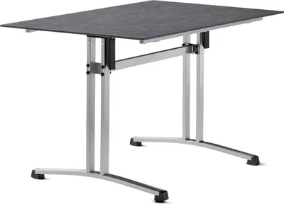 Produktbild von Gartentisch >5360-20< in Schiefer anthrazit, Polytec® - 120x73x80cm (BxHxT)