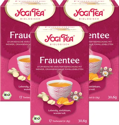 Produktbild von 3 x  YOGI TEA Frauentee | 3 x 30,6g
