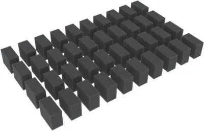 Produktbild von Schaumstoffquader 30x25x15 mm – 40 Distanzstücke für Modellbau