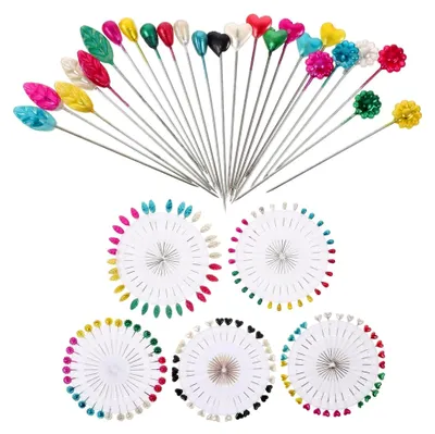 Produktbild von 10 bunte Perlennadeln für Stickerei und Dekoration