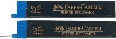 Immagine prodotto di Faber-Castell 120700 - Mina fine Super Polymer, 0,7 mm, grado di durezza HB, 12 pezzi