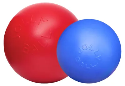 Productafbeelding van Jolly pets Ball Push-n-Play 25 cm - Blauw