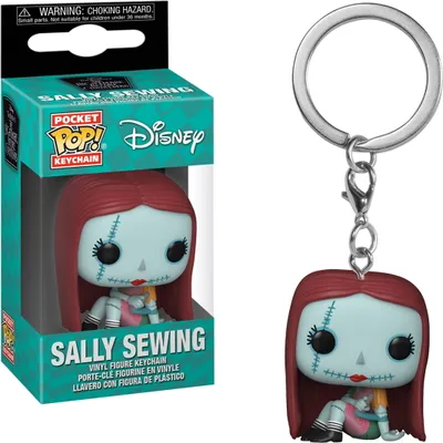 Produktbild von Disney Nightmare Before Christmas - Sally Sewing  - Schlüsselanhänger Funko Pocket POP! Keychain