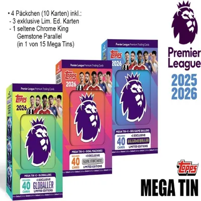 Produktbild von Premier League 2025/26 TCG Mega Tin