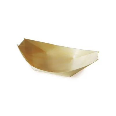 Image de Bol en bois "Bateau", 13 x 8 cm, lot de 100 pièces.
