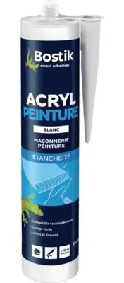 Zdjęcie produktu dla Uszczelniacz akrylowy do farb 310ml_biały - Bostik