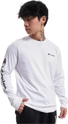 Obrázok produktu pre Tričko s dlhým rukávom Champion 219216-WHT pre Pánske