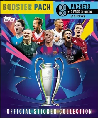 Produktbild von UEFA Champions League 2025/26 Booster Pack 2026 8+3 51 stickers