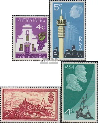 Produktbild von Briefmarken Südafrika 1971 Mi 402,403X,405-406 (kompl.Ausg.) postfrisch Landesmotive
