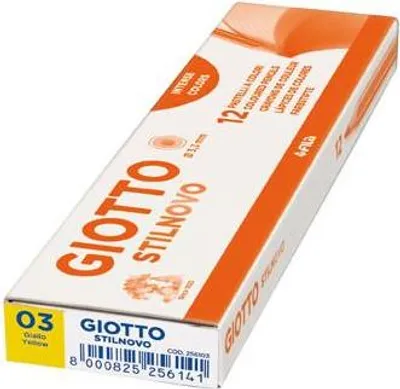 Immagine prodotto di Giotto 256103 pastello colorato Giallo 12 pz