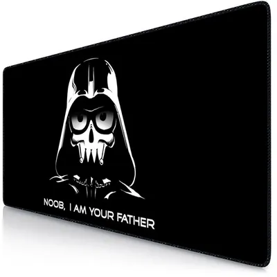 Image de Tapis de souris gaming – 900 x 400 mm – Bords anti-effilochage – Antidérapant – Tapis de souris XXL | Sous-main – Surface spéciale pour plus de vitesse et de précision | Noir