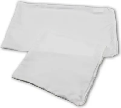 Two white pillow inserts are shown on a white background.