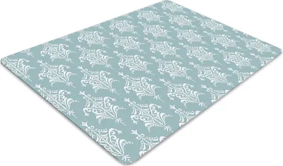 Produktbild von Stuhlunterlage Bürostuhlunterlage 120 cm x 90 cm Bodenmatte Bürostuhlunterlage - Damast