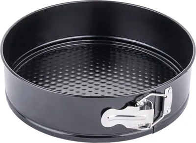 Produktbild von Springform Kuchenform Backform Tortenform rund Auflaufform 24 cm Antihaft Tortenboden schwarz Backblech Blech