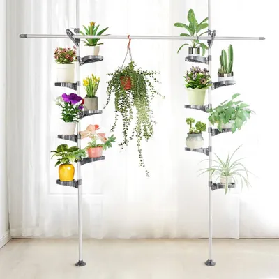 Produktbild von Erweiterbarer Pflanzenständer - Pflanzenhalter - Pflanzenregal - Blumenregal - Blumenpräsentationsregal