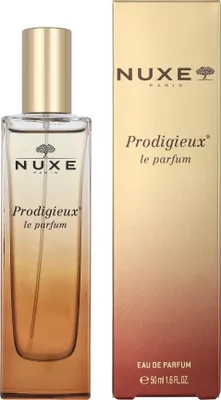 Produktbild von NUXE Prodigieux Le Parfum 50ml, Frauen, 50 ml, Nicht nachfüllbare Flasche, Orange Flowers, Magnolia, Vanilla, Spray, ALCOHOL DENAT., PARFUM/FRAGRANCE, AQUA/WATER, BENZYL SALICYLATE, LINALOOL, LIMONENE, CITRONELLOL,...