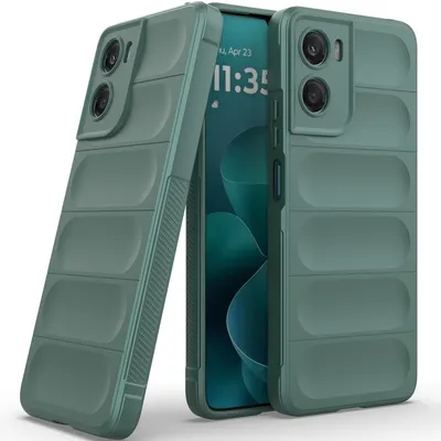 Produktbild von Handyhülle für Motorola Moto G06 Weich TPU Silikon Stossfest Anti-rutsch Hülle Grün