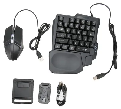 Immagine prodotto di Kit combinato 4-in-1 per giochi mobile: gamepad, controller, tastiera, mouse e convertitore per Android