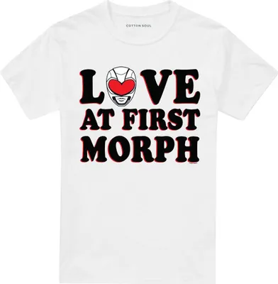 Obrázek produktu pro Power Rangers - Pánské tričko "Love At First Morph" TV15019 (4XL) (Bílá)