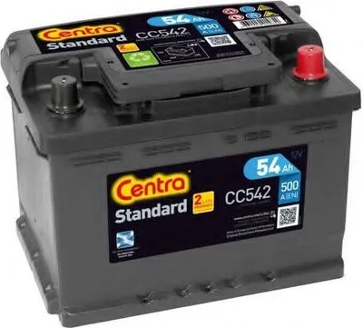 Produktbild von CENTRA Standard Starterbatterie 12V 54Ah 500A/EN LB2 Batterie