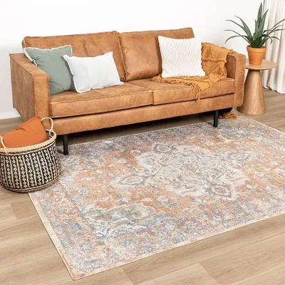 Zdjęcie produktu dla Volero - Dywan do prania w pralce - Nova Medaillon Terakota - 200x290 cm