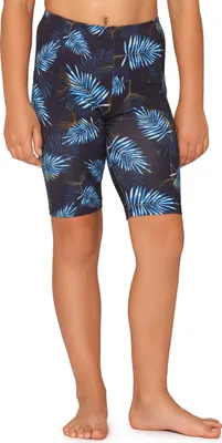 Produktbild von Merry Style Mädchen Kurze Leggings MS10-406(Marineblau/Blau Blätter,110)