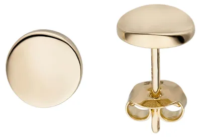 Produktbild von Ohrstecker aus 333 Gold Gelbgold Ø7mm Ohrschmuck Ohrringe schlicht glänzend