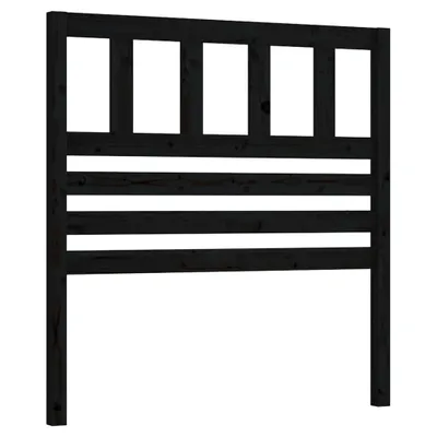 Immagine prodotto di vidaXL Testiera nera 96x4x100 cm in legno di pino massiccio