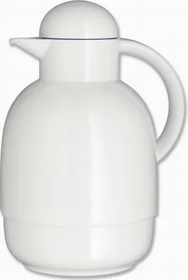 Produktbild von 1x alfi Isolierkanne Neat Kunststoff, weiß 1,5 l Kaffeekanne, Thermokanne