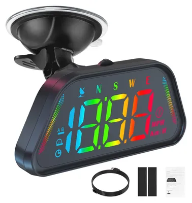 Produktbild von Digitaler Tachometer, universelles KM/H MPH-Auto-Head-Up-Display mit Geschwindigkeit, Übergeschwindigkeitsalarm für alle Fahrzeuge
