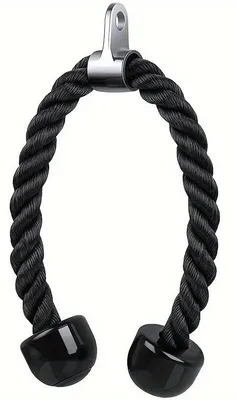 Immagine prodotto di Corda per tricipiti, design resistente, utilizzo versatile, nero