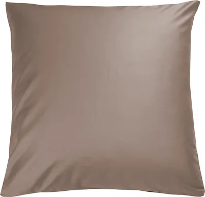 Produktbild von Janine Mako-Satin Kissenhülle Kiss.  80x80 1 teilig  Colors 31001-57-610 taupe
