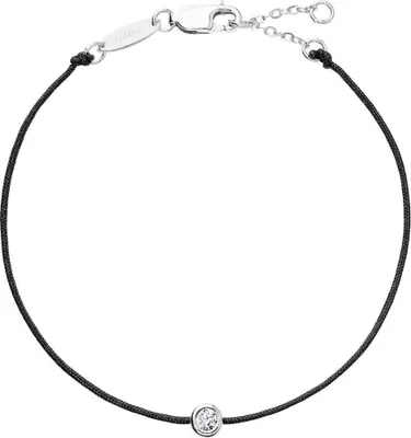 Image de Bracelet kabbale noir avec zircon 13005.3