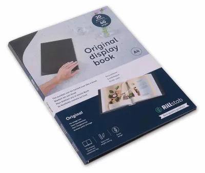 Image de Classeur Rillstab, format A4, couleur noire