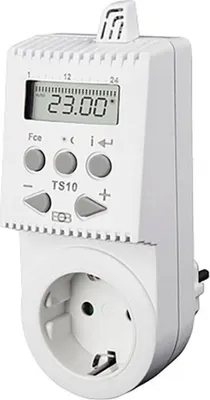 Produktbild von Knebel Thermostat TS10 für Steckdose programmierbar/digital, 230 V 16 A