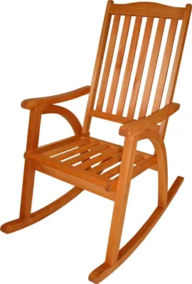 Produktbild von DEGAMO Schaukelstuhl RIO, Eukalyptus Holz geölt, Innen und Aussen