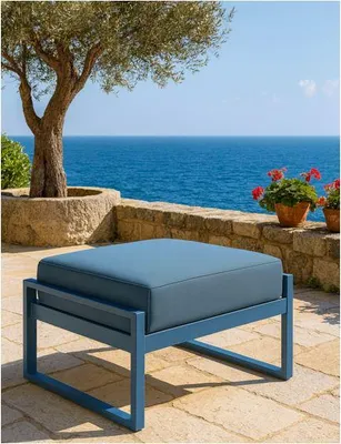 Produktbild von Große Gartenpouf Casablanca Blue