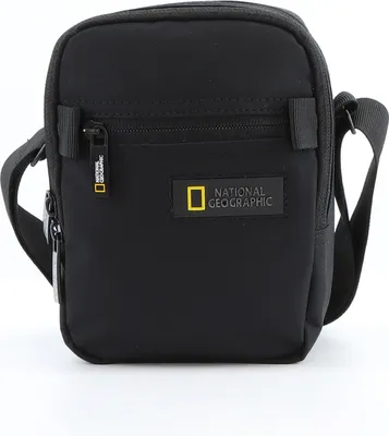 Produktbild von National Geographic Umhängetasche Mutation aus recyceltem Polyester Schwarz One Size