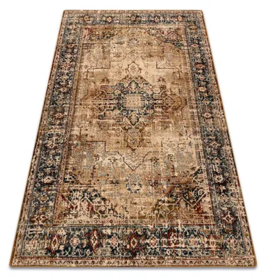 Zdjęcie produktu dla Dywan wełniany POLONIA KALAR szmaragd beżowy 200x300 cm