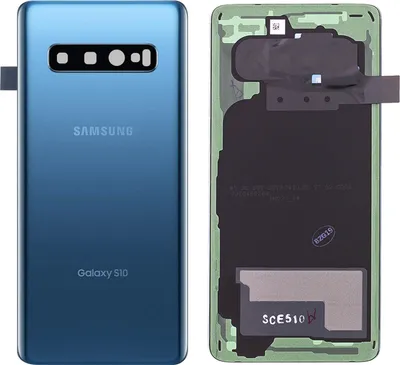 Produktbild von Samsung, Ersatzteil Akkudeckel (Rückseite) für Samsung Galaxy S10, Blau