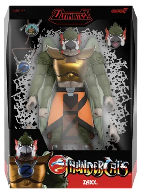 Zdjęcie produktu dla ThunderCats Ultimates! Seria 15, figurka akcji Zaxx, 18 cm
